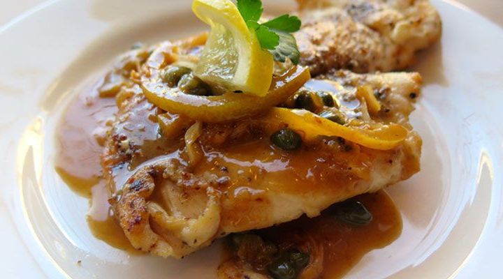 Chicken Piccata with Capers and Parsley Recipe
