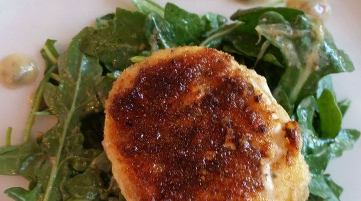 Crab Cakes with Herb Salad Recipe