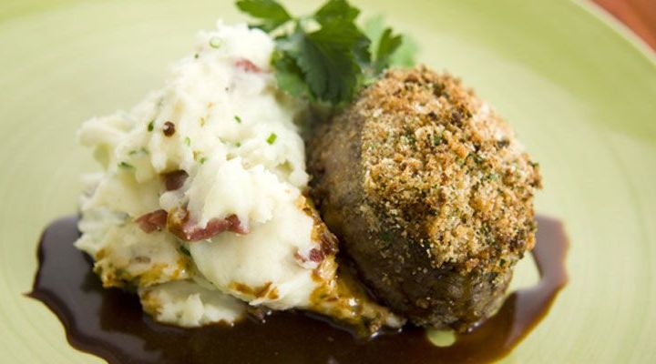 Parmesan and Herb Crusted Filet Mignon Recipe
