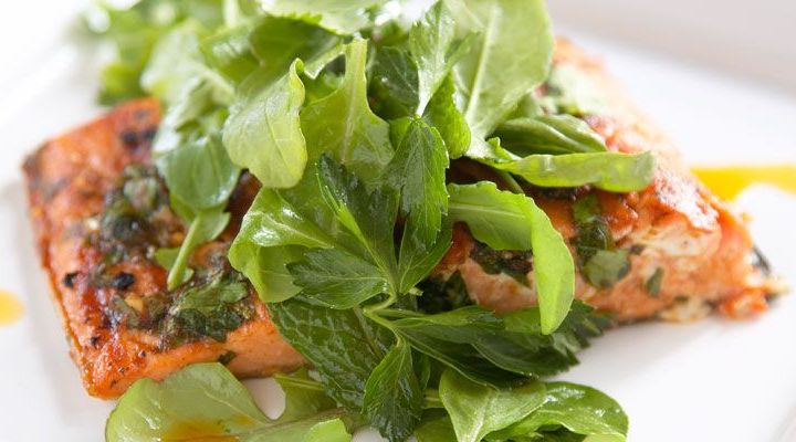 Salmon Sous Vide with Mustard-Tarragon Beurre Blanc Recipe