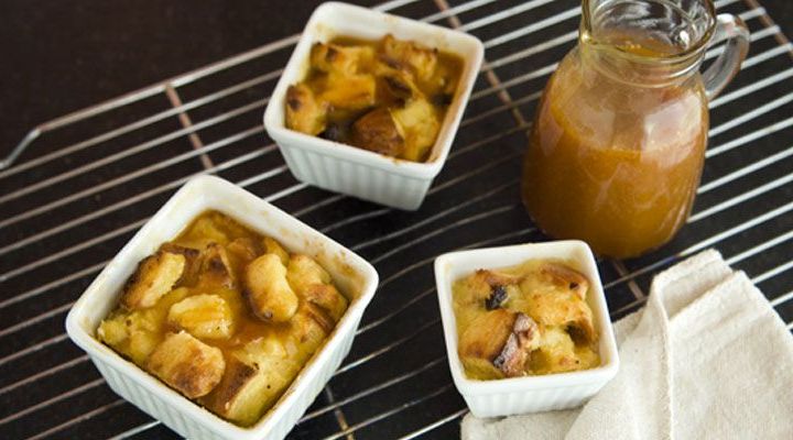 Thanksgiving Recipe: Pumpkin Brioche Bread Pudding with Caramel Sauce Recipe