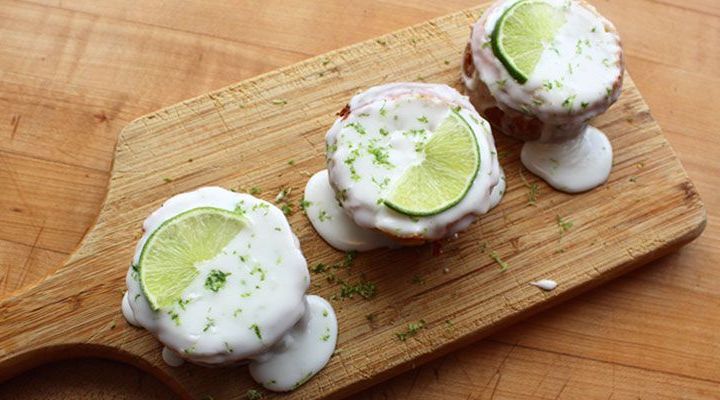 Almond and Elderflower Cakes with Lime Cream Recipe