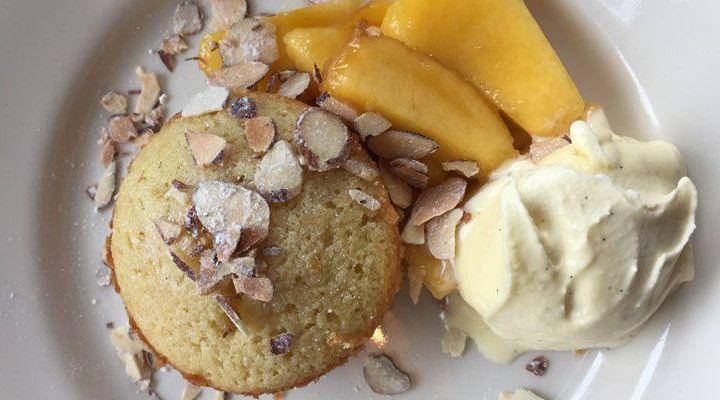 Almond-Orange Butter Cake with Ginger Crème Anglaise Recipe