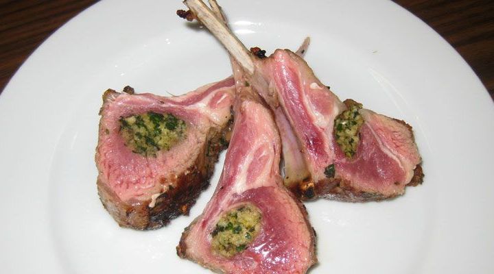 Citrus-Stuffed Rack of Lamb Recipe