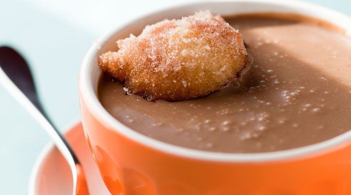 Coffee And Donuts: Cinnamon Beignets with Mocha Crème Anglaise Recipe