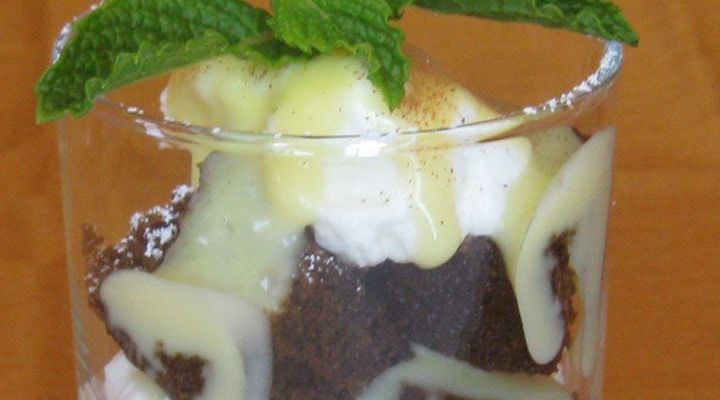 Gingerbread Trifle with Warm Bourbon Custard Recipe