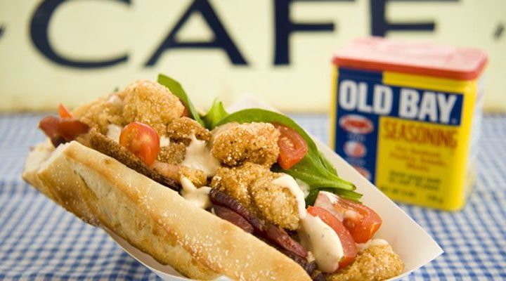 Mini Shrimp Po' Boys With Bacon Mayo Recipe