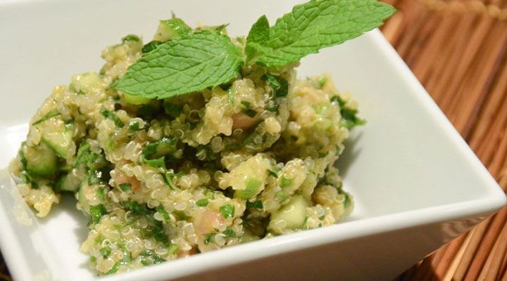 Quinoa Risotto with Dried Apricots and Mint Recipe