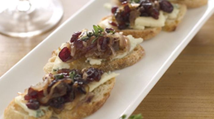 Wild Mushroom Crostini with Teleme and Thyme Recipe 