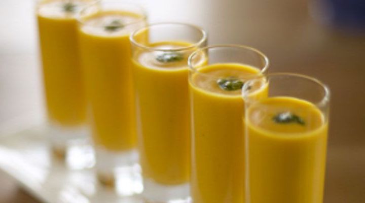 Roasted Butternut Squash and Apple Cider Soup with Sage Recipe