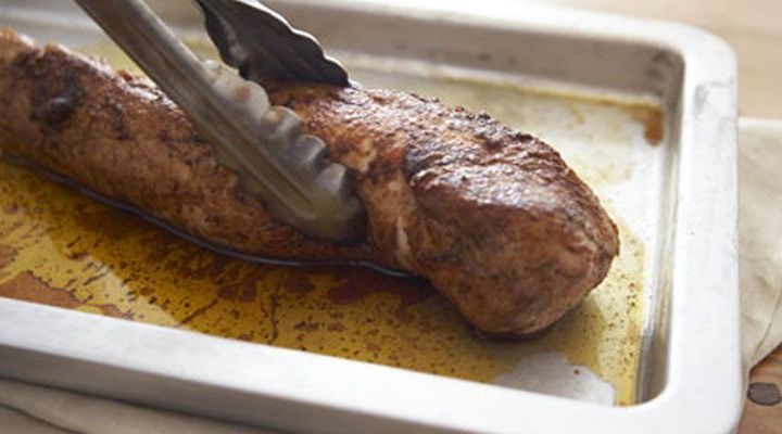 Spice-Crusted Pork Tenderloin with Chimichurri Sauce Recipe